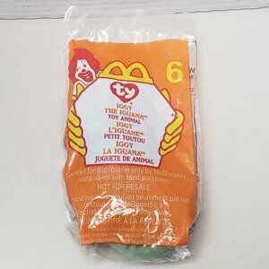 McDonald's Ty Beanie Baby Iggy the Iguana